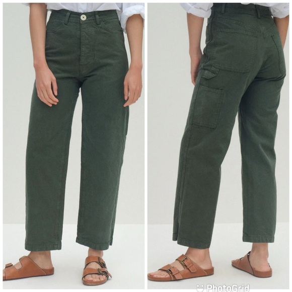 Jesse Kamm HANDY PANTS Forest Service Green New With Tags! - Picture 1 of 14